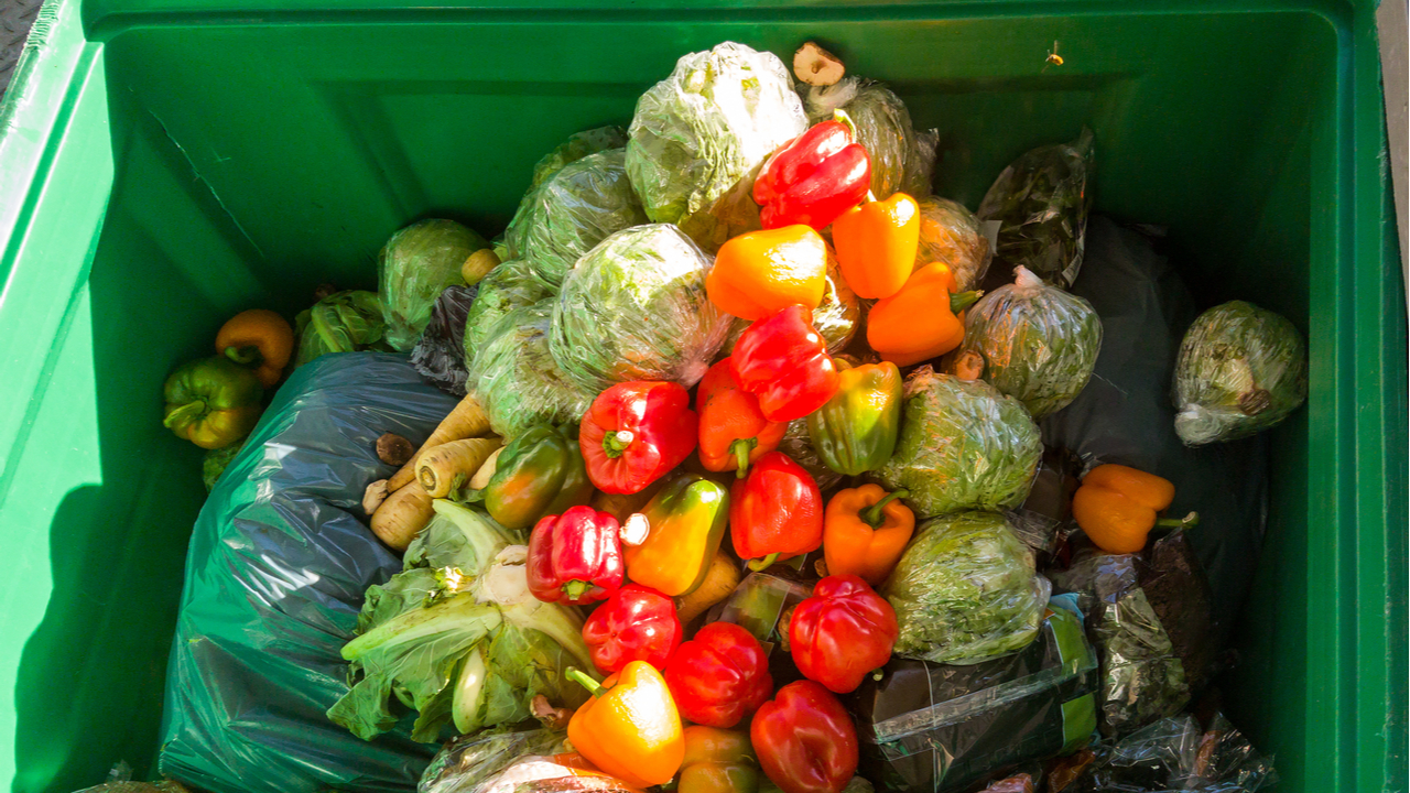 Lebensmittelverschwendung vermeiden: viel zu viel Lebensmittel landet auf dem Müll.
