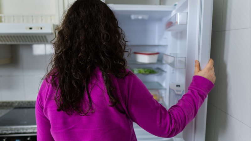 BBK Notfall-Vorratsliste: besser ist der Kühlschrank nicht komplett leer, wenn ein Notfall eintritt.